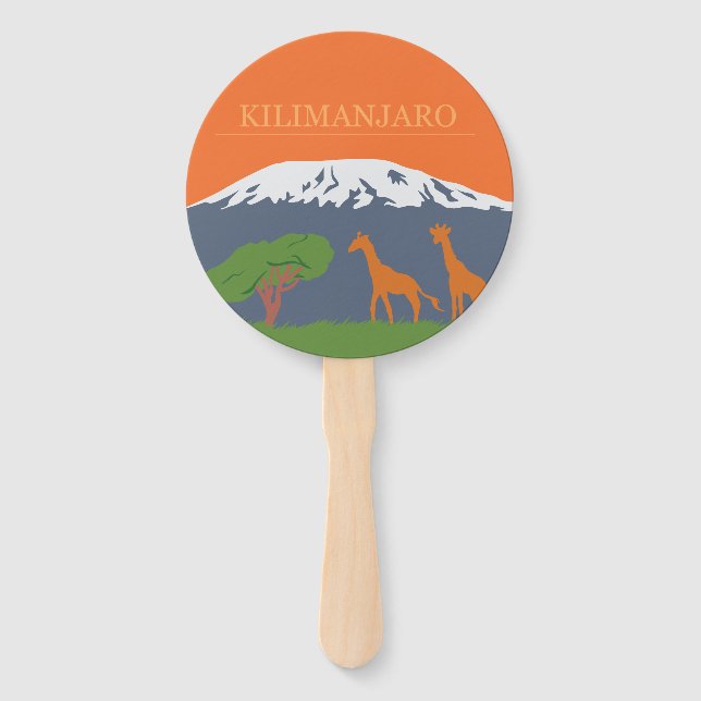 Éventail Kilimanjaro (Devant)
