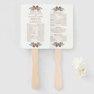 Éventail La collection de Mariages blancs à couronne de fle