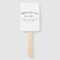 Lake house et. Date année coordonnées personnalisé