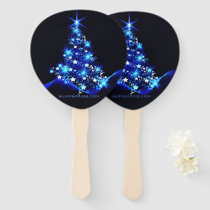 Éventail l'arbre de Noël stylisé et lumineux de SlipperyJoe