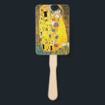 Éventail Le baiser de Gustav Klimt<br><div class="desc">Visitez mon magasin pour un design plus intéressant et plus de choix de couleurs => zazzle.com/colorfulworld*</div>