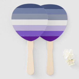 Éventail Le drapeau de la fierté lesbienne boucher de Slipp