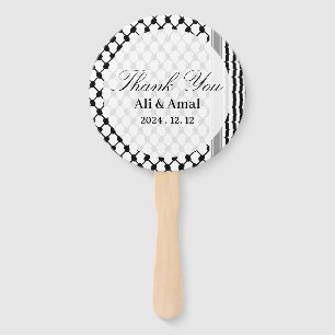 Éventail Le Palestinien Hatta Keffiyeh Mariage du Merci