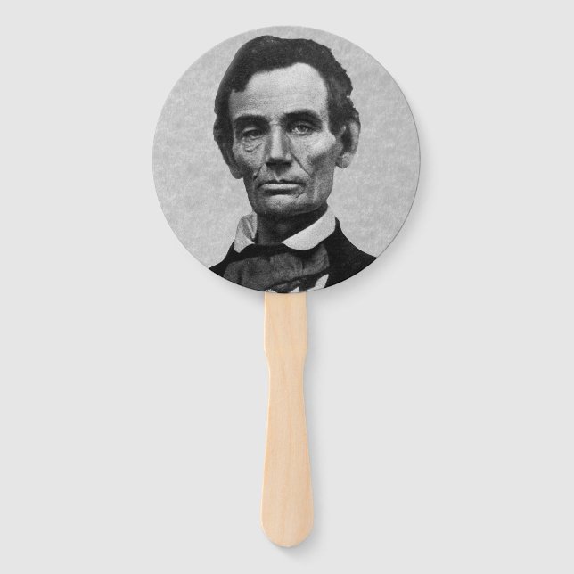 Éventail Le président Abraham "Abe" Lincoln Portrait (Devant)