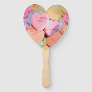 ÉVENTAIL LES COEURS DE LA BOUGIE DE VALENTINE