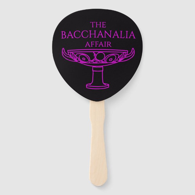 Éventail Les fans de The Bacchanalia Affair  (Devant)