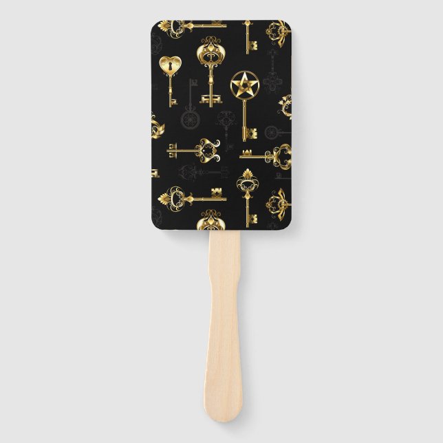 Éventail Les Patters de Seamless avec Golden Keys (Devant)