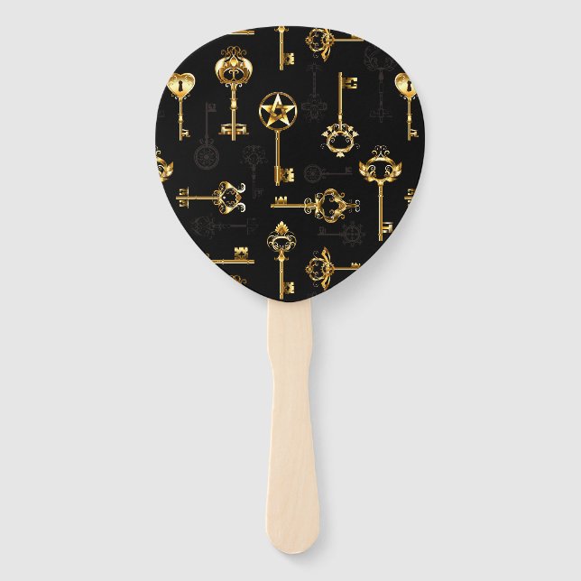 Éventail Les Patters de Seamless avec Golden Keys (Devant)