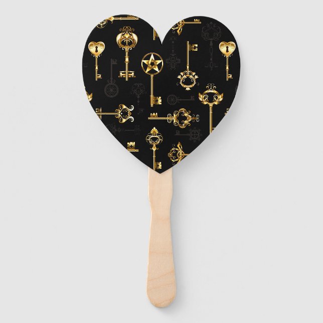 Éventail Les Patters de Seamless avec Golden Keys (Devant)