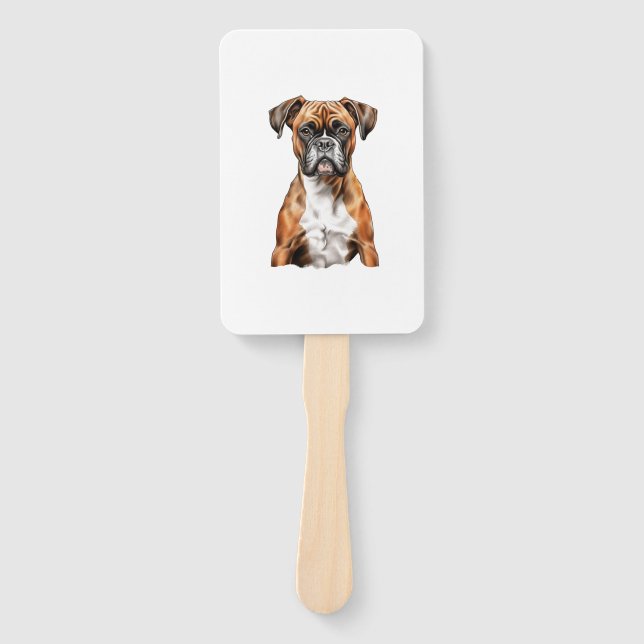 Éventail Les potes de boxer les mignons dessins pour chien  (Devant)