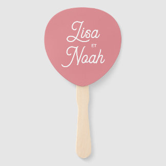 Éventail Lot d'éventails Colorus rose