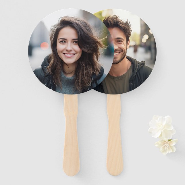 Éventail Lui ou Sa Fête des mariées Jeu, Mariée ou Jeu de c (Devant et derrière)