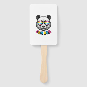 Éventail Lunettes de soleil de Panda drôle Vintage Gravure