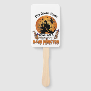 Éventail Maison hantée Halloween directeur fanfare balai ca