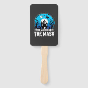 Éventail Maison Hantée Halloween Homme Derrière le Masque