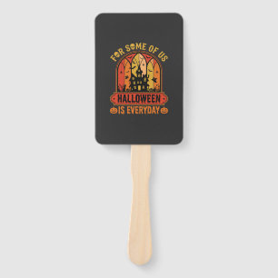 Éventail Maison Hantée Retro Halloween au Quotidien