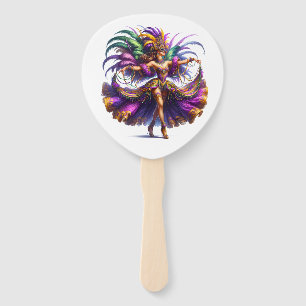 Éventail Mardi Gras