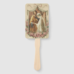 Éventail Mariage catholique Floral été printemps élégant