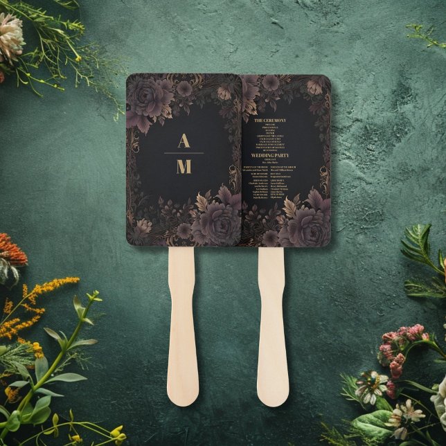 Éventail Mariage gothique royal victorien (Créateur téléchargé)