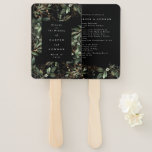 Éventail Mariage noir Eucalyptus moderne Onyx Premium<br><div class="desc">Premium Onyx Modern Eucalyptus Black Mariage Fan à main #pampasgrass #junglemarriée #jungleinvitation #coralMarriage #weddingmenu #désertwedding #lasvegasmarrit #terracottaMarriage #peachMarriage #pampasweddingmenu #pampas #terracotta #coral #peach #naturalMarriage #driedgrass #driedpampas #driedpampas #driepampas #jungemepampas mariage isabimariage #nature</div>