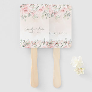 Éventail Mariage Rose rougissant