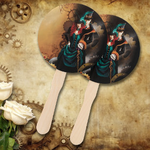 Éventail Mariage victorien Steampunk