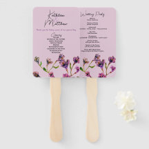 Mariage vintage d'aquarelle florale pourpre