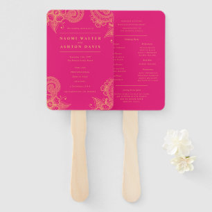Éventail Mehndi Programme de mariage henné Ventilateur à la