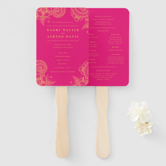 Éventail Mehndi Programme de mariage henné Ventilateur à la