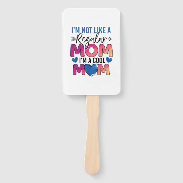 Éventail Mère Cadeau Je Suis Une Maman Cool (Devant)