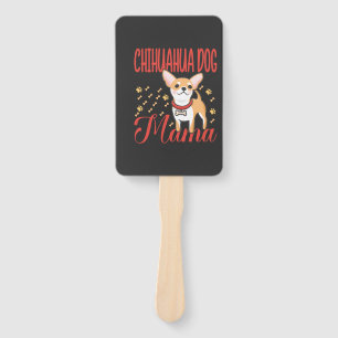 Éventail Mère de chihuahua féminine