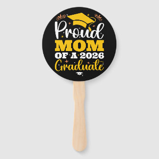Éventail Mère fière d'une remise de diplômes personnalisée 