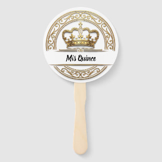 Éventail Mis Quince Collection Luxe Or
