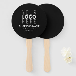 Éventail Modèle promotionnel simple pour le logo de votre e