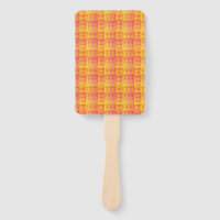Motif Abstrait Damier Rouge Jaune