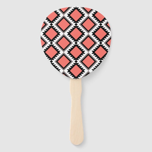 Éventail Motif Aztec (Devant)