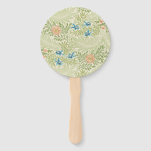 Éventail Motif floral de pied-d'alouette de William Morris