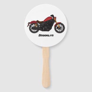 Éventail moto de style croiseur cool