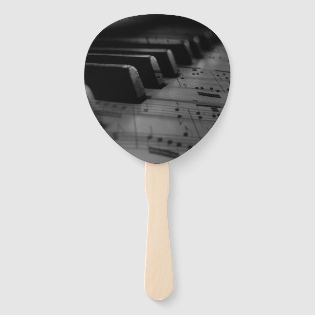 Éventail Music Piano Keys (Devant)