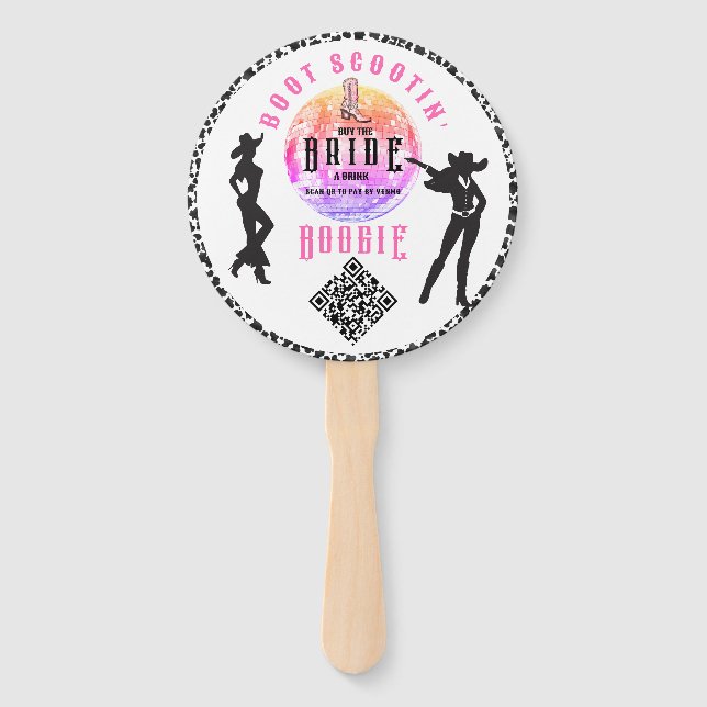 Éventail Nashville Bachelorette Acheter La Mariée Boire Cod (Dos)