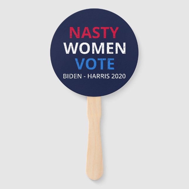 Éventail Nasty Women Vote I (Devant)