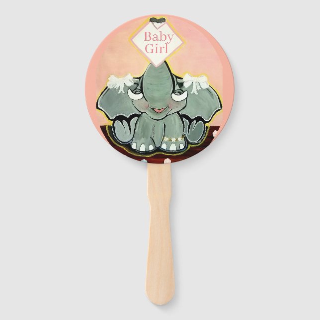 Éventail Natosha, Les Fans À Main De L'Épelle Éléphale (Devant)