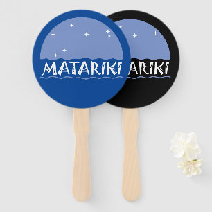 Éventail Nouvelle-Zélande Sept Soeurs Maori MATARIKI 1a