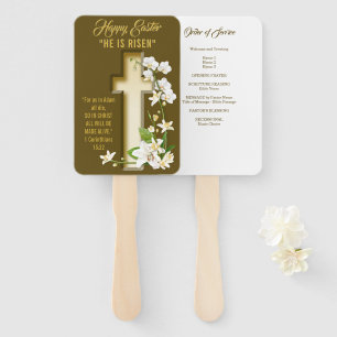 Éventail Orchidée Lily Religieuse