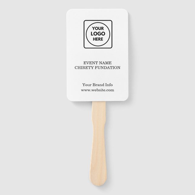 Éventail Palette de vente aux enchères caritative | Concept (Devant)