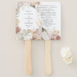 Éventail Pampas Grass Tropical Jungle Wedding Programme<br><div class="desc">Pampas Grass Tropical Jungle Wedding Programme Hand Fan #pampasgrass #jungleMarriage #jungleinvitation #coralMarriage #weddingmenu #désertwedding #lasvegasMariage #terracottaMarriage #peachMarriage #pampasweddingmenu #pampas #terracotta #coral #peach #naturalMarriage #driedgrass #driedpampas #driedpampas #pampas #pampas mariage isabimariage #nature</div>