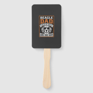 Éventail Papa Beagle alimenté par le café et les poils de c