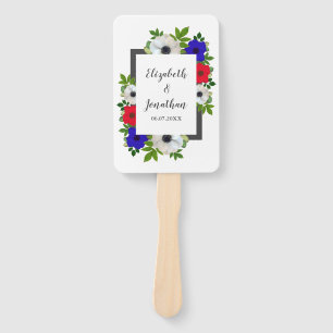 Éventail Patriotique Panda Anemone Mariage