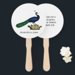 Éventail Peacock héraldique Vintage stylisé sur Couronne C<br><div class="desc">Peacock héraldique vintage sur une couronne Invitations personnalisables et accessoires avec un dessin stylisé Vintage d'un paon sur une couronne. Vous pouvez facilement customiser ces produits en ajoutant des champs de texte, en supprimant des champs de texte existants, en modifiant des images de conception ou en ajoutant des images supplémentaires...</div>
