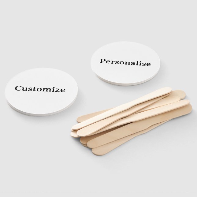 Éventail   Personnaliser simple assemblé sur mesure  (Non-assemblé)